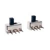 SS12F23G5 Interruptor de Palanca Vertical de Segunda Marcha Fila Única Enchufe Lateral 3P Pata Doblada Interruptor Deslizante Interruptor de Banda para Juguete