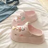 Zuecos Imprescindibles para Estudiantes: Zapatos de Verano para Mujer de Eva con Suela Gruesa, Cómodos, para Exteriores, que Aumentan la Altura, Adelgazantes, Modernos, Zapatillas Cerradas para el Trabajo y el Trayecto