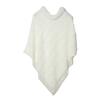 Chal de punto con flecos de color liso y lentejuelas para comercio exterior para mujer, estilo europeo y americano, nuevo chal con cuello de piel de alta gama para otoño e invierno
