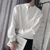 Moda Flor Otoño e Invierno Sudadera Hombre Primavera y Otoño 2024 Estilo Coreano Nuevo Cuello Redondo Holgado Top chic Estilo Hong Kong Tendencia