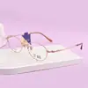 Armazón de Gafas de Titanio Puro, Armazón de Gafas Retro Pequeño para Mujer, Gafas Graduadas Danyang, Gafas para Miopía, Armazón de Gafas Ópticas 1251