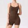 Body de Yoga sin Costuras con Espalda Hermosa, Body Deportivo de Sensación Desnuda, Tirantes Finos, Ajustado, Adelgazante, Levanta Glúteos, Traje para Yoga Aéreo para Mujer