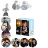 Nuevo Álbum de Caja de Tarjetas Fotográficas Láser Redonda de 70 Piezas 48 Piezas para Merchandising de Celebridades Influencers Lomo Polaroid