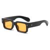 Gafas de sol de PC con montura gruesa europea y americana, montura cuadrada moderna, gafas de comercio exterior, decoración de remaches personalizada, gafas de sol transfronterizas 99030