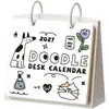 Ventas Directas de Fábrica 2027 Calendario de Escritorio Creativo de Graffiti para Registro Bloc de Notas de Papel de Escritorio Adorno Calendario de Escritorio Creativo para Tomar Notas