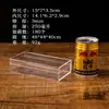 Caja Rectangular de Plástico Transparente con Tapa, de Grado Alimenticio, para Regalo, Joyería, Almacenamiento, Exhibición, Caja Acrílica