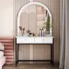 Tocador de estudio con espejo de luz mesa de maquillaje para escuela de capacitación tocador para peluquería salón de belleza tienda de bodas tocador