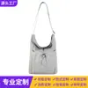 Bolsa Transversal Estilo Relaxado Transfronteiriça Feminina Bolsa de Ombro Grande Capacidade Estilo Workwear Expansível Bolsa Transversal Esportiva Ultraleve