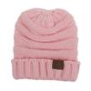 Gorros de Lana Tejidos para Niños Europeos y Americanos, Gorros de Punto para Bebés, Gorros Cálidos para Exteriores con Borde Enrollado