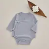 Ropa para bebé recién nacido, mameluco para bebé recién nacido, mameluco de algodón puro para primavera y otoño, mameluco de triángulo, pijamas para bebé