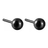 Aretes de Bio-Cerámica de Colores Estilo Coreano en Formas de Bola y Estrella, Simples y Dulces, No Necesitan Quitarse al Dormir, Pasadores de Oreja Completamente de Cerámica