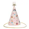 Envío Gratis Empaque Individual Sombrero de Cumpleaños Sombrero de Fiesta Sombrero Puntiagudo Sombrero de Fiesta para Bebés y Niños Sombrero para Pastel