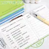 Planificador Diario Portátil Mini Cuaderno de Bolsillo Cuadrado de Alto Valor con Ranura para Bolígrafo Libro de Horarios