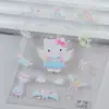 Sky Sanrio alta apariencia transparente Hello Kitty lindo ccd teléfono móvil caricatura nuevos pegatinas decorativas