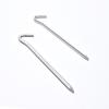 Clavo de tierra octogonal para tienda de campaña de aleación de aluminio para camping al aire libre, clavo de signo de interrogación, clavo de tierra para toldo, accesorios para tienda de campaña, venta al por mayor