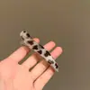 Elegante Pinza para el Cabello con Estampado de Leopardo, Pinza Lateral Grande para Flequillo, Accesorio de Moda para el Cabello para Niñas
