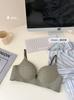 [Borde-Borde Artículo Caliente] Íntimos Dulces Sin Costuras y Finos Sin Varillas del Sudeste Asiático para Niñas con Busto Pequeño Sujetador Push-Up Transpirable