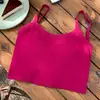 Camisola corta con espalda descubierta para mujer, con almohadillas integradas en el pecho, corte ajustado, interior sexy, sin espalda, parte inferior, tubo superior