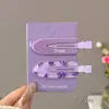 Pinza para el pelo de lunares de dopamina para mujer, Pinza lateral dulce y versátil, Pinza Bb linda, Pinzas de colores para flequillo y cabello, Pasador de moda
