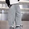 Calça Masculina Outono 2026 Novo Estilo Street Cool Kids Calça Esportiva Estilo Coreano Lindo Bebê Estilo Primavera e Outono Calça de Moletom