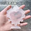 Acrílico Fluxo Casca de Cânhamo Estilo Antigo Janela Florida Leque em Forma de Casca de Cânhamo Fluxo Casca de Cânhamo DIY Lousa de Mahjong com Areia Movediça