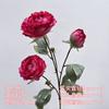 Flor Artificial Roja Rosa Nueva para Bodas al por Mayor Rosa Roja de Kenia Rosa Salón de Bodas Hotel Guía de Carretera Disparo Flor Artificial