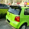 Adecuado para 2005-2018 Volkswagen Polo Alerón Trasero Polo Alerón Trasero Modificado Polo Perforado Fijo Techo de Viento Alerón Trasero