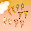 Accesorios DIY de Pokémon Piezas Colgante de Dibujos Animados de Pokémon Aleación Esmalte Colgante Pequeño Hecho a Mano Materiales Venta al por Mayor