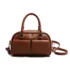 Bolsos de Mano de Alta Gama para Mujer 2025 Nuevo Bolso Cruzado Versátil de Moda Casual Estilo Coreano de Un Solo Hombro Bolso Boston