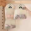 Bolsa Colgante para Almacenamiento de Calcetines Estilo Japonés Multicapa para Colgar en Armario Bolsa Organizadora para Ropa Interior Calzones Almacenamiento para Dormitorio Colgante de Pared