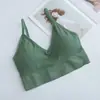 Edição de Qualidade Top Tubinho com Alça em U Grande Costas Abertas Esportivo Yoga Respirável Sustentação Sem Aro Sutiã Camisola
