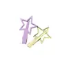 Horquilla de estrella colorida para mujer, clip para flequillo lateral, clip de pico de pato, tocado, horquilla rota para niños, celebridad de Internet 2023 Nuevo
