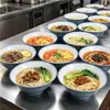 Louças de melamina, tigelas para hot pot picante, tigelas para macarrão, tigelas comerciais para wonton, tigelas para ramen de carne bovina, tigelas para sopa, tigelas para macarrão de arroz e tigelas de arroz com pés de porco cozidos