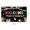 2026 Temporada de Regreso a Clases Transfronteriza Tela de Fondo para Decoración de Apertura Escolar Banderines Colgantes para Fiesta Pancarta de Temporada de Regreso a Clases Cortina de Puerta Bandera Tela de Fondo