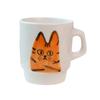 Caneca de Gato Fofa Divertida Infantil Pintada à Mão Prato de Jantar Cerâmica Cartoon Casal Copo de Água Alto Valor de Cor Caneca de Café