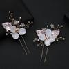 Nuevo tocado de novia europeo y americano de AliExpress, venta al por mayor, accesorio para el cabello con flores, joyería de aleación hecha a mano, para bodas transfronterizas.