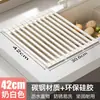 Estante Plegable para Escurrir Fregadero de Cocina, Estante Enrollable para Almacenamiento, Soporte Aislante de Calor para Tazones y Palillos, Estante para Escurrir Frutas y Verduras