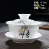 Nine Residence Cerámica Gaiwan Taza de Té Cuenco de Té Celadón Juego de Té Tapa Repuesto Kung Fu Sancai Grande Fábrica de Porcelana Blanca Dehua