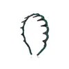 Faixa de Cabelo Ondulada Outono e Inverno com Coroa Alta, Antiderrapante, Faixa Dentada para Lavar o Rosto, Acessórios de Cabelo Atacado