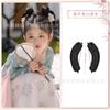 Estilo antigo das crianças peruca cabelo bun Han roupas saco de cabelo traje antigo da menina desempenho de palco bonito estilo de coque de cabelo