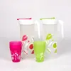 Tetera de Agua Fría Personalizada Tetera de Almacenamiento 1.5l Gran Capacidad Tetera de Agua de Plástico Tetera de Agua Fría para el Hogar Refrigerador Taza de Agua Fría para Hielo