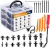 635 Piezas en caja hebilla coche tipo universal clip fijo parachoques Guardabarros reparación remache clip traje