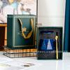 Conjunto de Xícaras de Cerâmica em Formato de Diamante para Café com Tampa Colher Caneca Lembrança Presente Caixa de Presente de Casamento Personalizado Porcelana Branca Ecológica