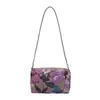 Bolso tipo sobre de mujer estilo vacacional con bordado floral y lentejuelas, bolso de hombro y para debajo del brazo, adecuado para salidas, vacaciones y fiestas, bolso cuadrado pequeño