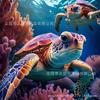 Pintura de diamantes 5D diamante completo diamante redondo tortuga sala de estar dormitorio animal pintura decorativa transfronteriza caliente comercio exterior fábrica ventas directas
