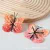 Flor de Mariposa Simulada Cabeza de Flor Tela DIY Pasador de Pelo Tocado de Flor Estilo Antiguo Dinastía Han Accesorios para el Cabello Fotografía de Boda Habitación Decoración de Mariposa