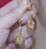 Pendientes Exquisitos Ancora Red Elegantes, Suaves, Estilo Retro, Color Café Maillard, Estilo Palacio, Adecuados para el Año Nuevo