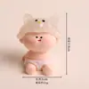 Animal Li Si Caixa Surpresa da Moda Boneca Fofa de Resina Estação de Trabalho Decorações Pequenas para Desktop Estudante Cura Pequenos Presentes Atacado