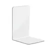 Suporte de Livro Transparente em L, Suporte de Livro Grande Simples, Organizador de Livros de Mesa Estilo Ins, Suporte para Livros, Divisor de Estante, Personalizável