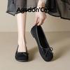Zapatos Planos Augu Shiden para Mujer 2026 Nuevo Verano Estilo Francés Poco Profundos Zapatos de Ballet Mary Jane Sandalias Planas de Punta Cuadrada